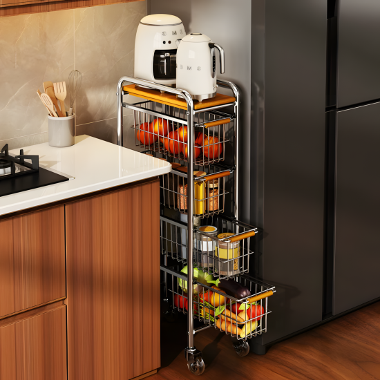 Metal Trolley 4 Layer